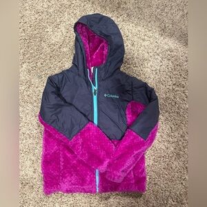 Columbia Magenta Fleece Jacket